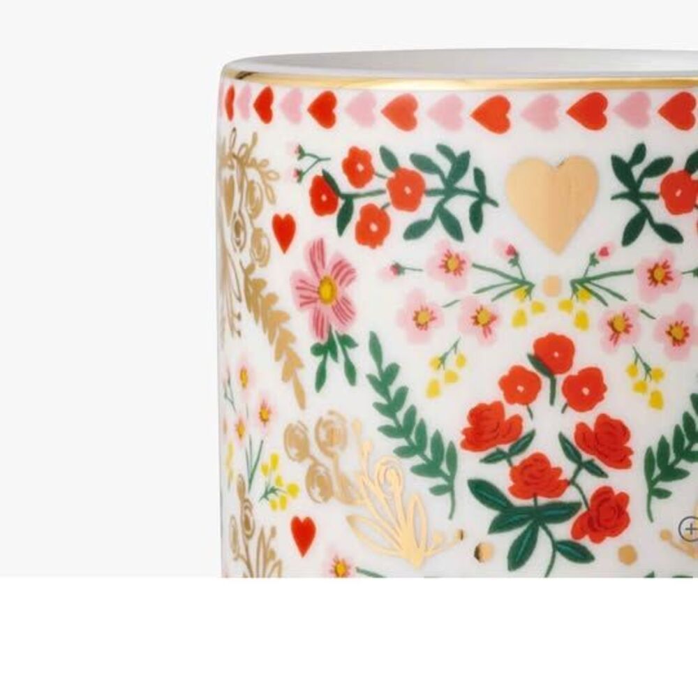 Rifle Paper Company Floral Heart Design Vase - Picture 5 of 7